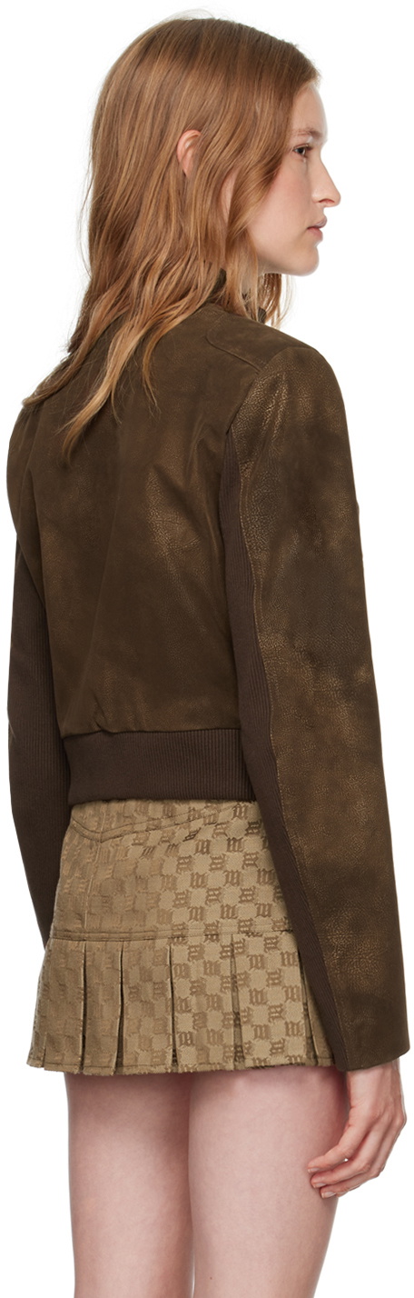MISBHV Brown Clara Faux-Suede Jacket