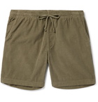 Save Khaki United - Easy Slim-Fit Cotton-Corduroy Drawstring Shorts - Green