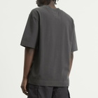 MHL by Margaret Howell Men's Flatlock Crew T-Shirt in Black Green