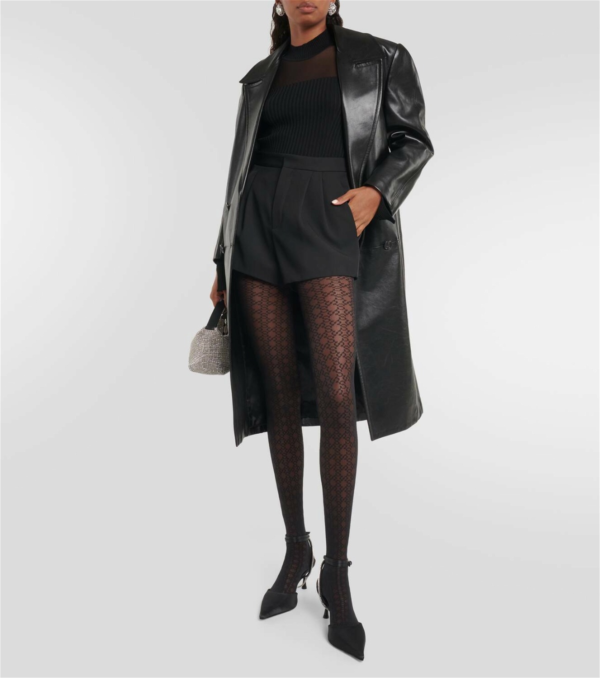 Wolford Intricate-pattern Sheer Tights - Farfetch