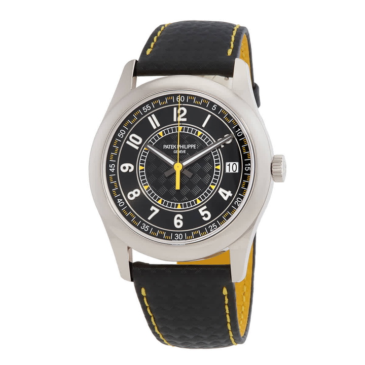 Photo: Patek Philippe Calatrava Automatic Black Dial Watch 6007G-001