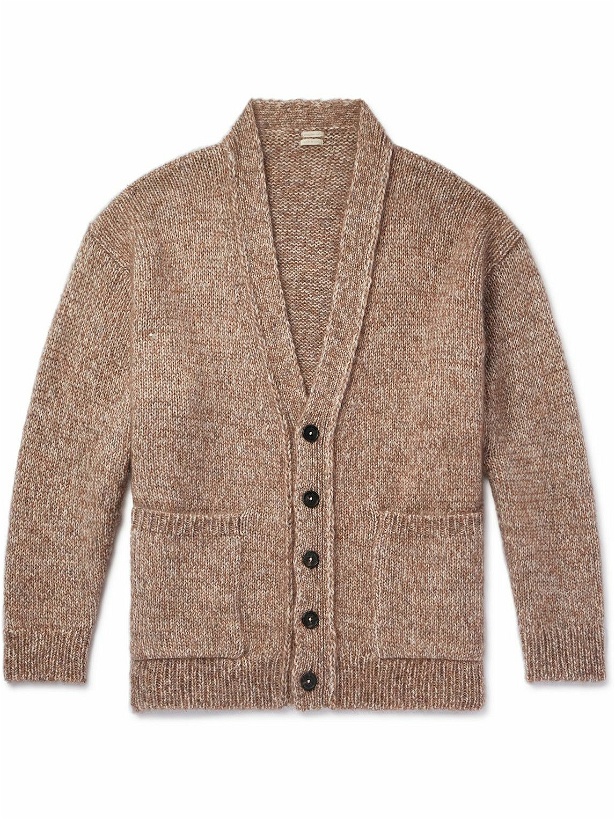 Photo: Massimo Alba - Wool, Mohair and Silk-Blend Cardigan - Brown