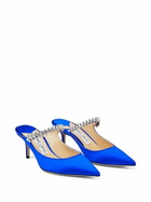 JIMMY CHOO - Bing 65 Crystal Strap Satin Mules