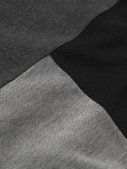 ETRO - Patchwork Cotton-Piqué Polo Shirt - Gray