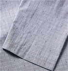 Hanro - Theo Checked Mercerised Cotton Robe - Men - Gray