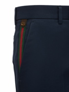 GUCCI - Cotton Ankle Pants W/ Web