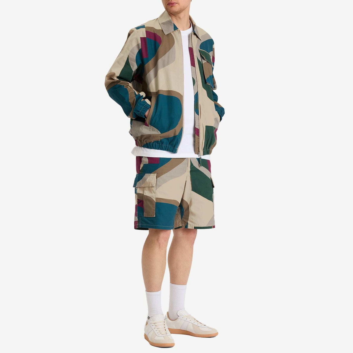By Parra Men's The Wall Camo Jacket in Sand
