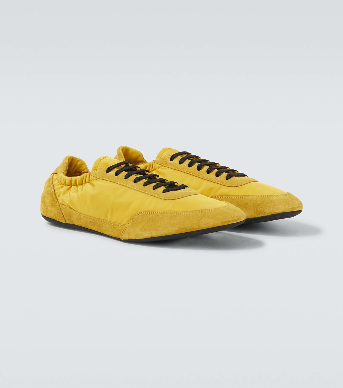 Prada Collapse Re-Nylon suede-trimmed sneakers Prada