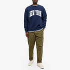 Uniform Bridge Men's New York Crew Sweat in Navy