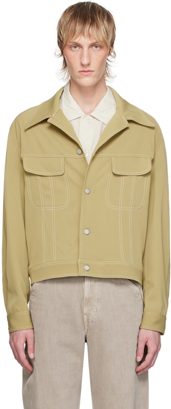 Photo: YOKE Beige Button Jacket