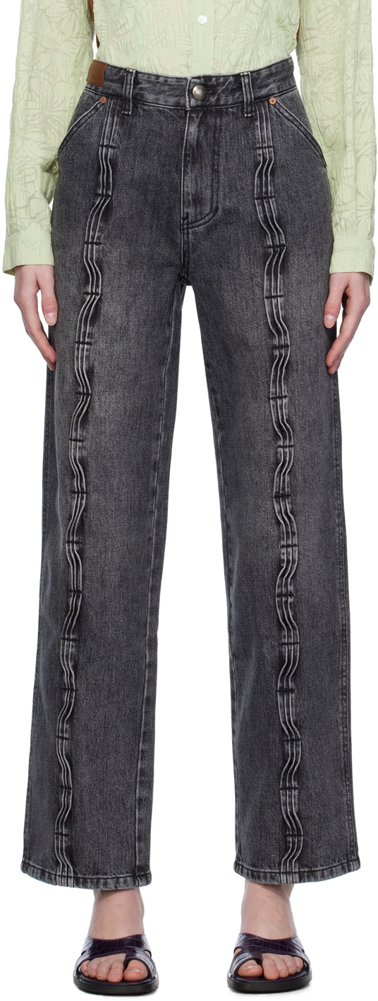 Andersson Bell Black Wave Jeans Andersson Bell