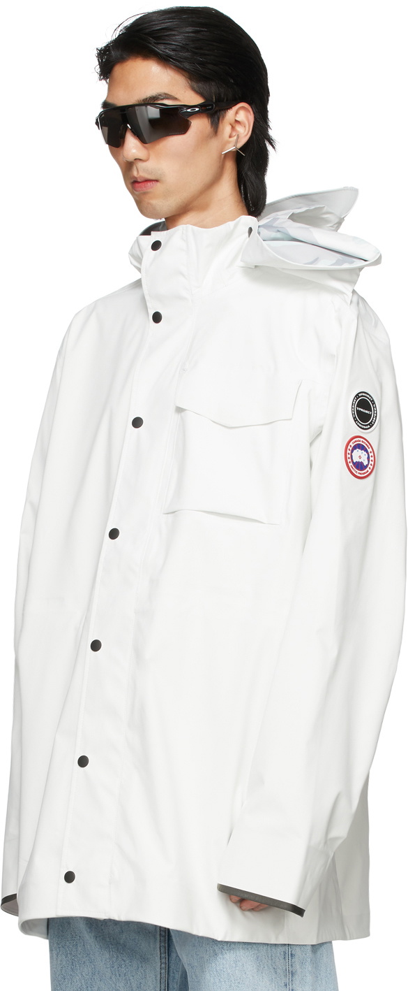 Y/Project SSENSE Exclusive White Canada Goose Edition Nanaimo Jacket  Y/Project