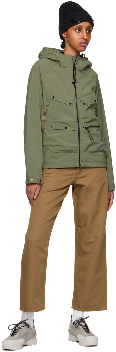 C.P. Company Brown Five-Pocket Trousers