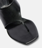 Khaite Marlow 55 leather thong sandals