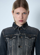 Balenciaga Lace-Up Denim Jacket