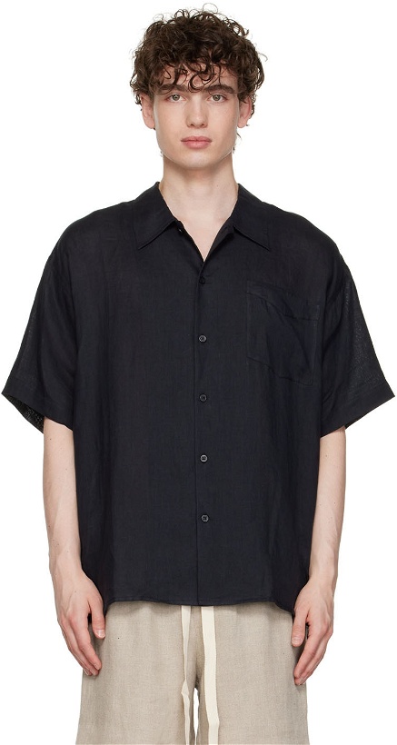 Photo: COMMAS Black Linen Shirt