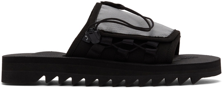 Photo: Suicoke Grey & Black DAO-2ab Sandals