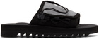 Suicoke Grey & Black DAO-2ab Sandals