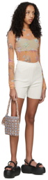 Marco Rambaldi White Viscose Shorts