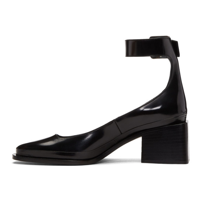 Jil Sander Black Cube Strap Heels Jil Sander