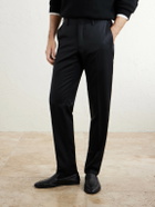 Brioni - Straight-Leg Super 220s Wool Trousers - Black