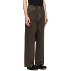 Sunflower Brown Wide Twist Jeans