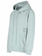 MM6 Maison Margiela Light Blue Cotton Sweatshirt