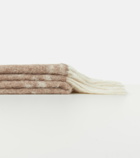Brunello Cucinelli - Spotted alpaca wool-blend blanket