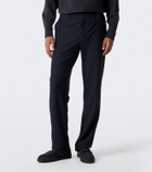 Giorgio Armani Waffle-knit straight pants