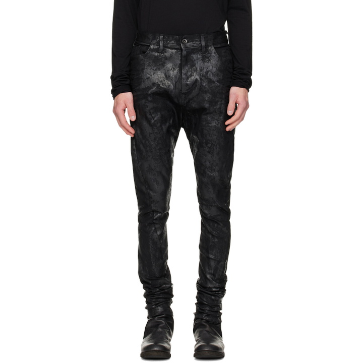 Photo: Julius Black Coated Bending Skinny Jeans