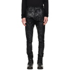 Julius Black Coated Bending Skinny Jeans