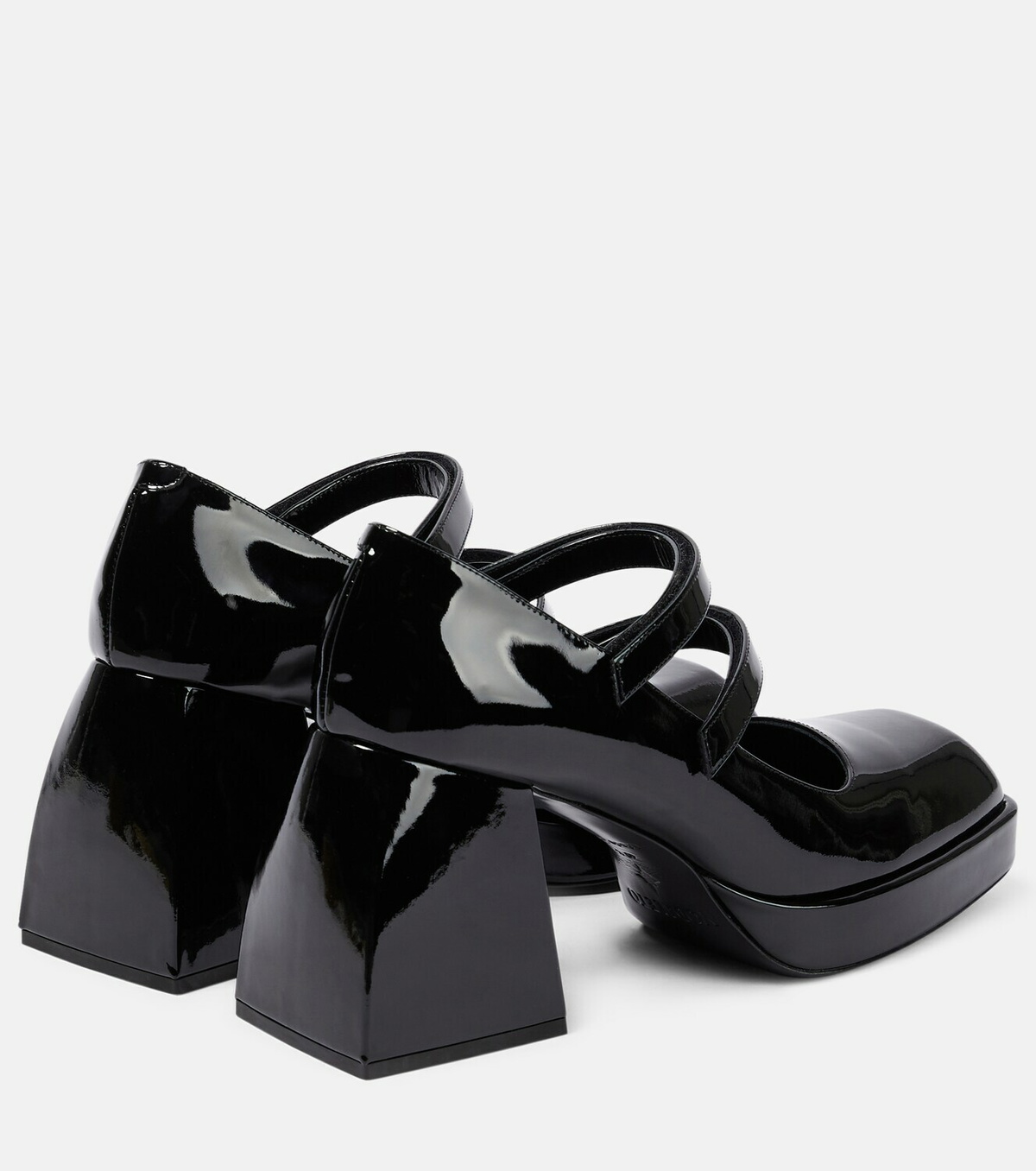 NODALETO Bulla Babies patent-leather platform Mary Jane  Nodaleto Bulla Babies Platforms display picture 1