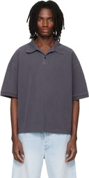AGOLDE Gray Curren Polo