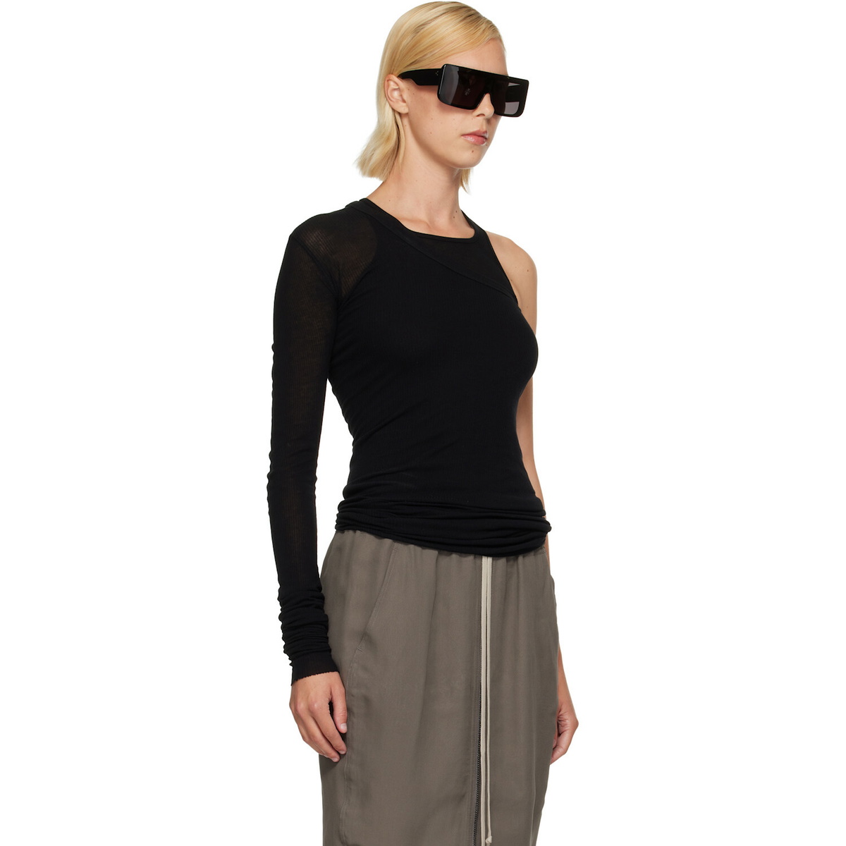 Rick Owens Black Tower Banana Top