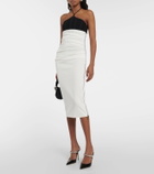 Maticevski Cygnet high-rise midi skirt