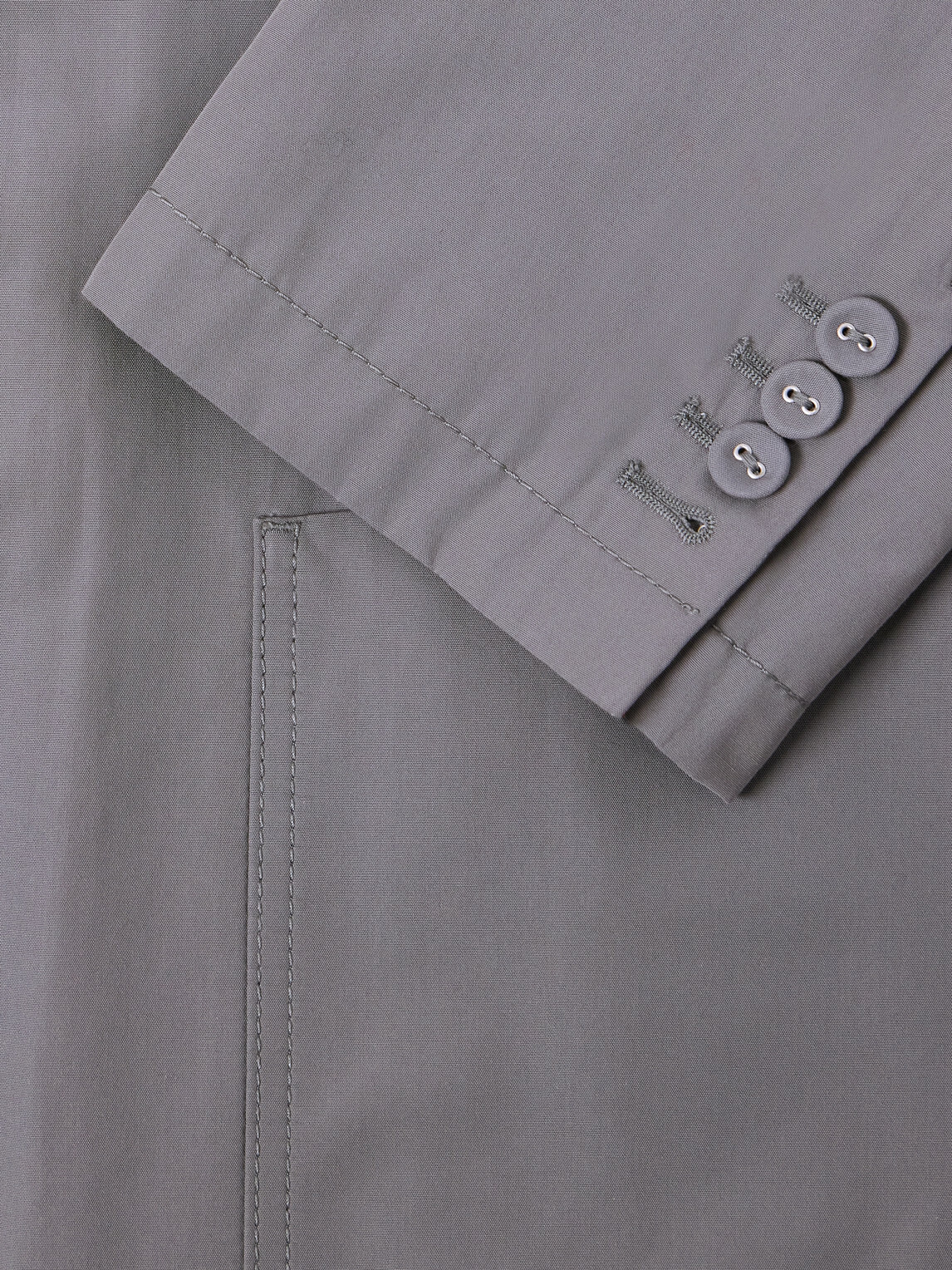 Thom Browne - Belted Cotton Blazer - Gray