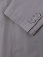 Thom Browne - Belted Cotton Blazer - Gray