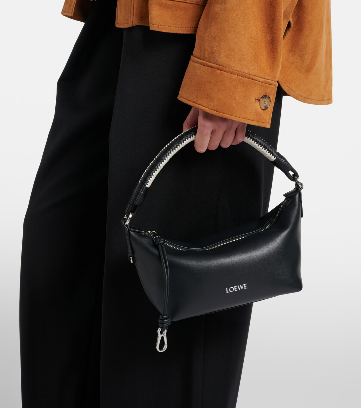 Loewe Cala Small leather top-handle bag