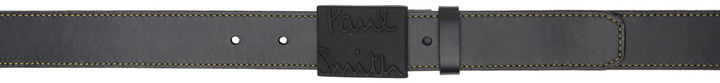 Photo: Paul Smith Black Embossed Buckle Belt