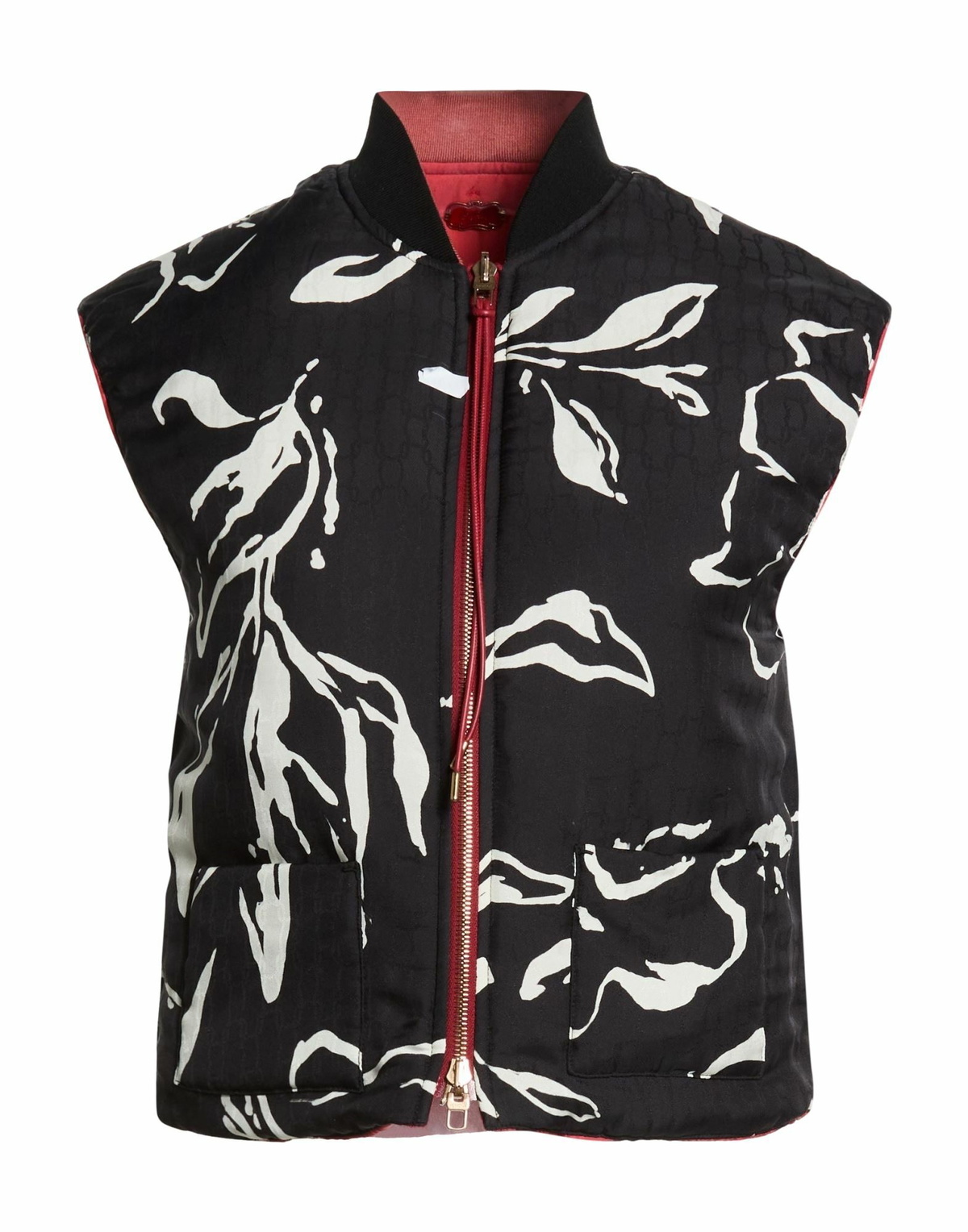 Agnona Womens Vest Coral