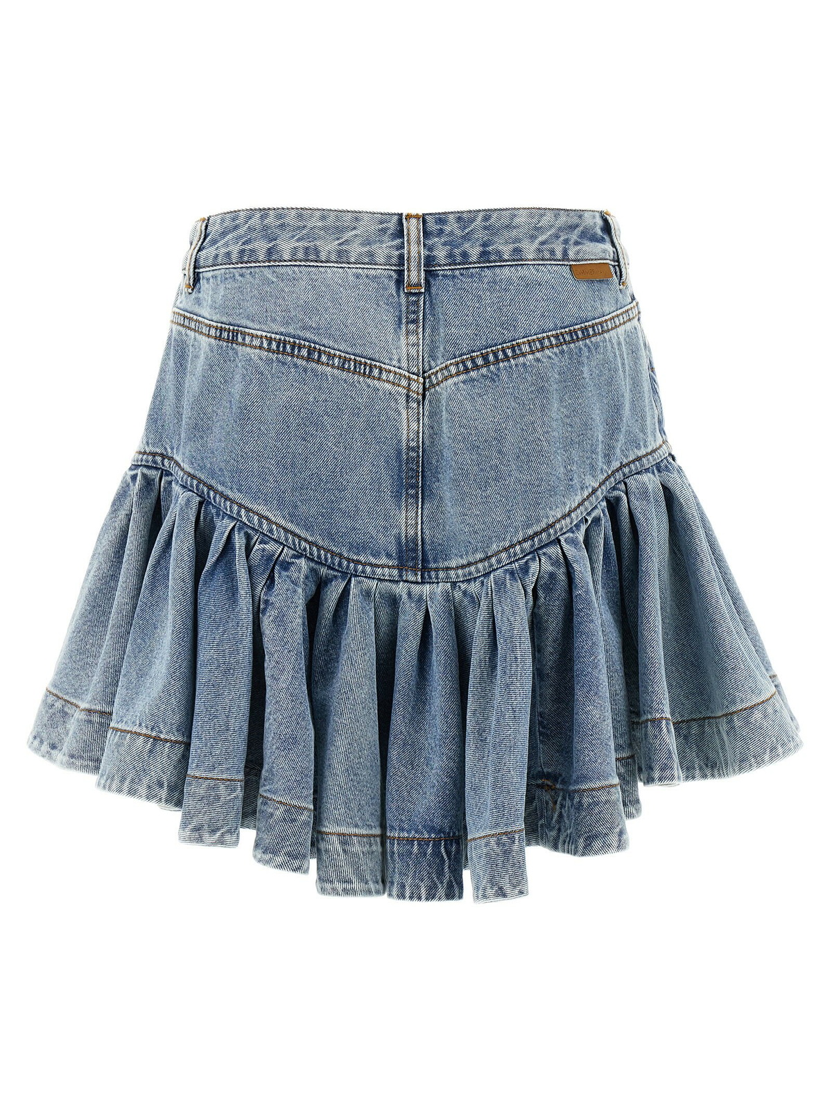 Zimmermann denim Frill Mini Skirt