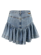 Zimmermann denim Frill Mini Skirt