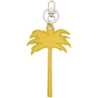 Palm Angels Yellow Palm Tree Keychain