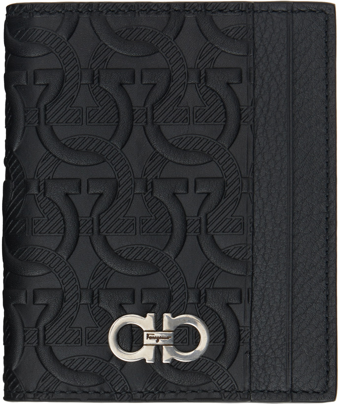 Photo: Ferragamo Black Gancini Credit Card Holder