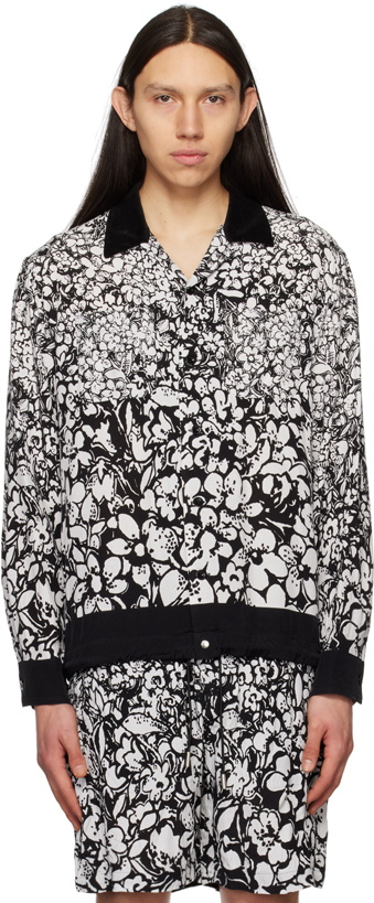 Photo: sacai Black Floral Shirt