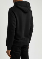 DSQUARED2 Cool Fit Logo Hooded Cotton Sweatshirt Black And White