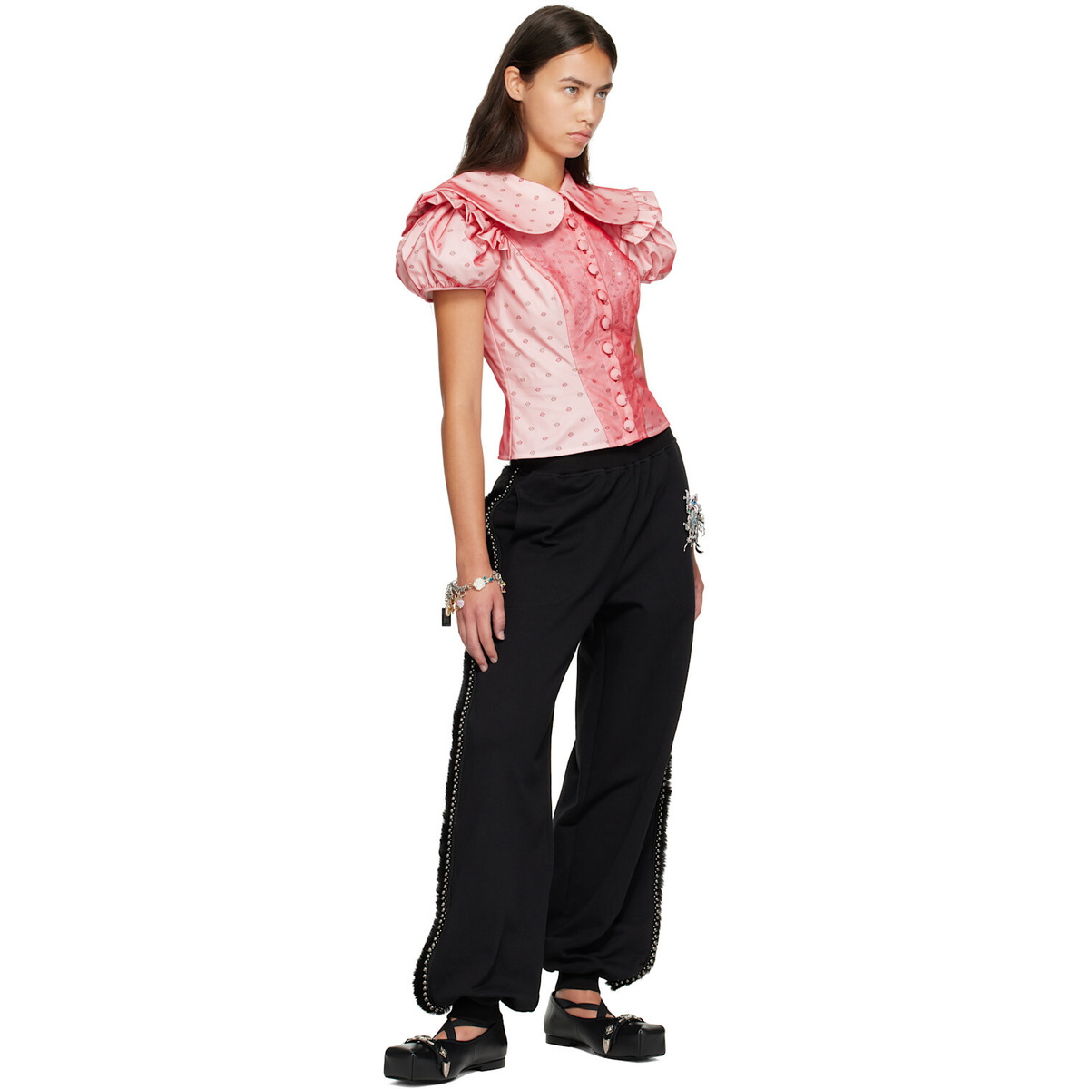 Chopova Lowena Red Swoon Blouse