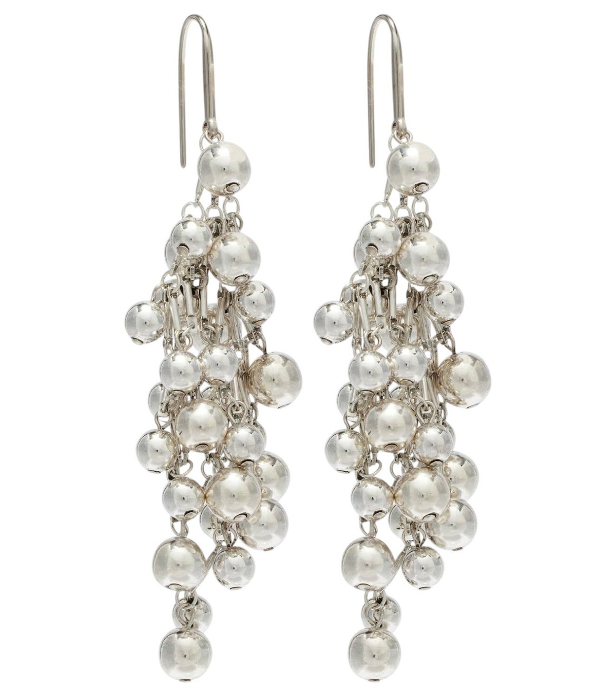 ISABEL MARANT Silver-Tone Melting Crystal Drop Earrings