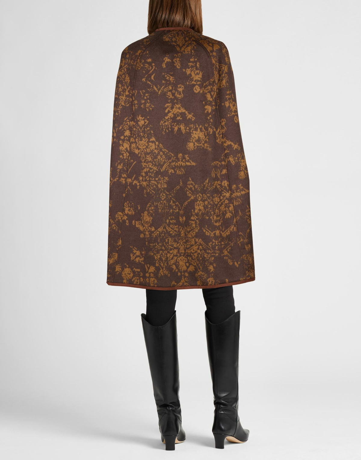Drumohr Womens Cape Dark in Brown
