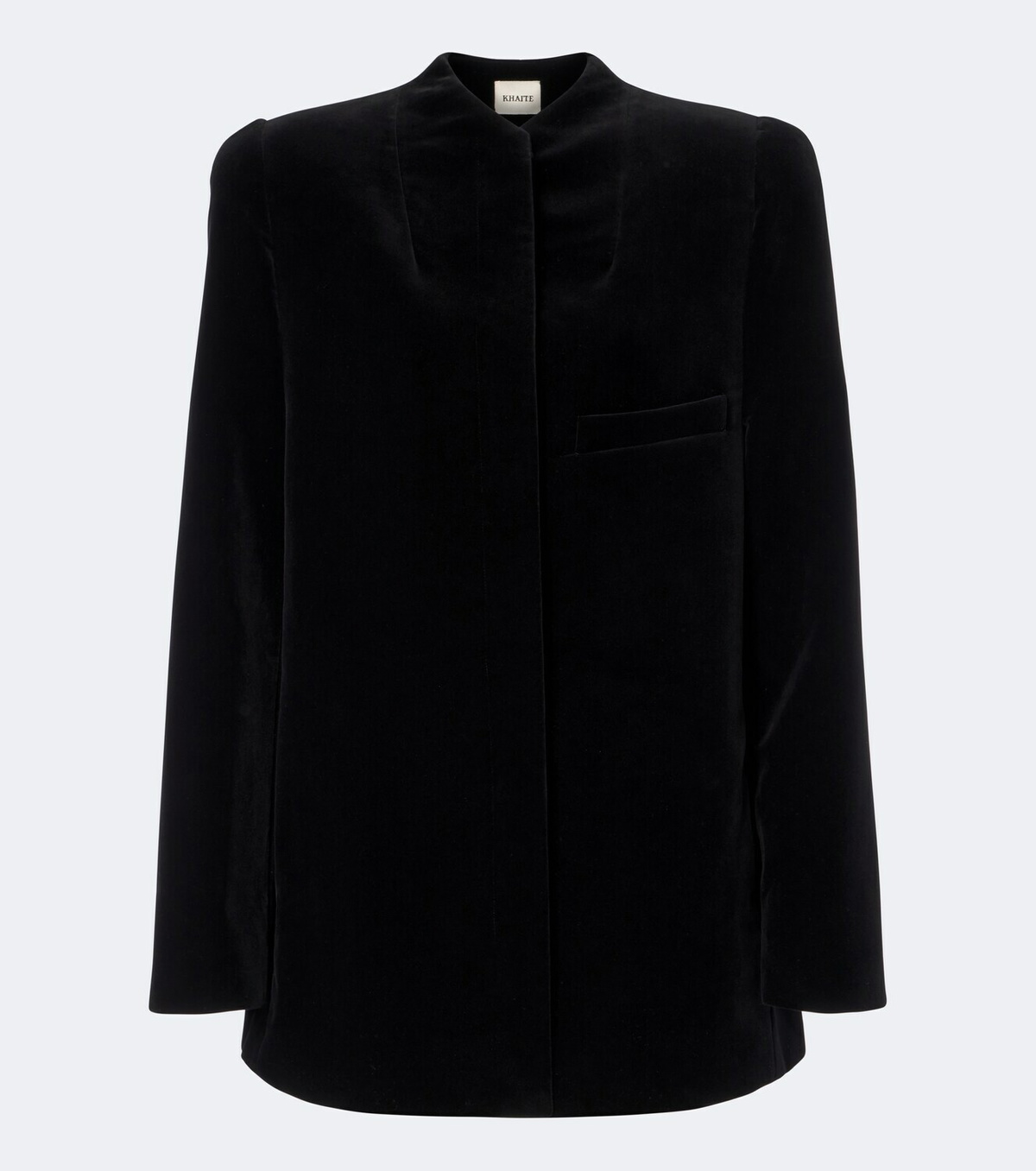 Khaite Sadie cotton velvet coat